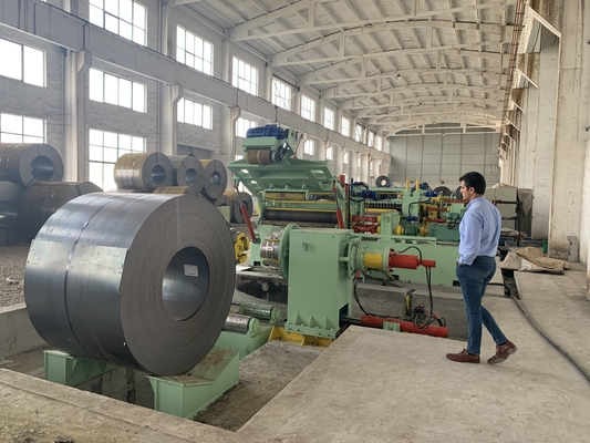 MA-(1~6) ×1600mm スチール コイル スリッター ライン 132KW コイル 最大 30T スリッター速度 60-100M/分